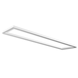 Cadre d'installation blanc RAL 9016 pour panneau LED 300x1200