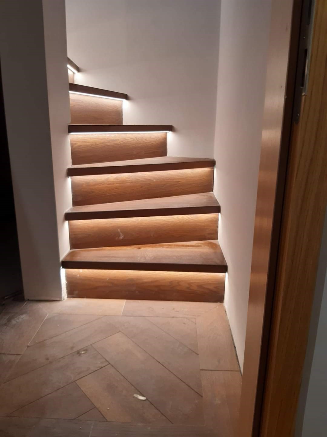 Eclairage LED des escaliers