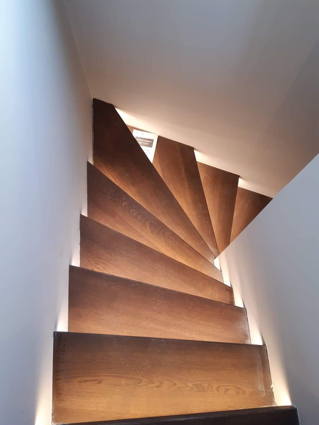 Eclairage LED des escaliers