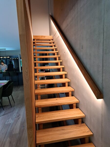 Eclairage LED des escaliers