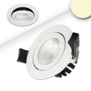 Spot LED Enc. Orientable Blanc 8W 3000K 230v 60° Diam. 80mm IP65