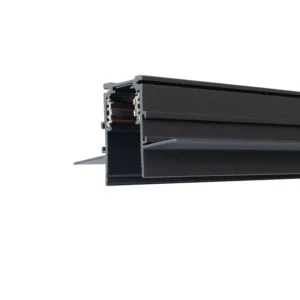 Rail Track48 cloison sèche, 4 pôles, 2 mètres, noir